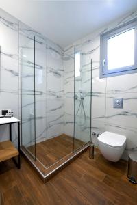 Ванная комната в AG Luxury Villas, Iraklitsa