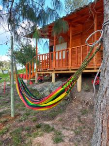Zahrada ubytování Cabaña Sueños Dorados
