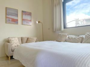 Llit o llits en una habitació de 光域文旅