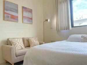 Llit o llits en una habitació de 光域文旅
