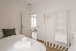 Cama o camas de una habitación en T1, Tirso de Molina, apartamento luminoso y tranquilo