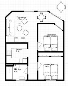 Plan piętra w obiekcie Appartement Albimar