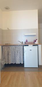 Kuchyň nebo kuchyňský kout v ubytování Apartments Oliva