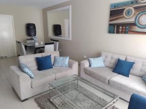 Χώρος καθιστικού στο Apartamento JATUN MAMA