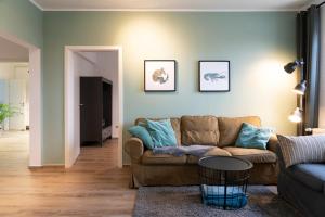 Posezení v ubytování Harzquartier + 37 fotografií