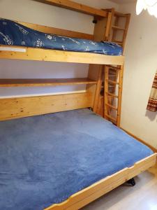 a bunk bedded room with two bunk beds at Appartement d'une chambre avec jardin clos et wifi a La Salle les Alpes in La Salle Les Alpes