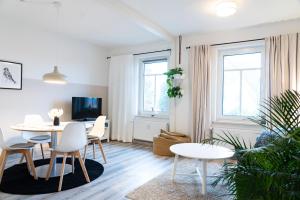 TV a/nebo společenská místnost v ubytování Harzquartier