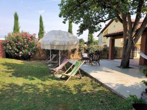 Zahrada ubytování B&B L'orto del Geo