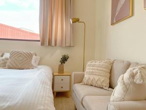 Llit o llits en una habitació de 光域文旅