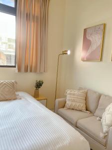 Llit o llits en una habitació de 光域文旅