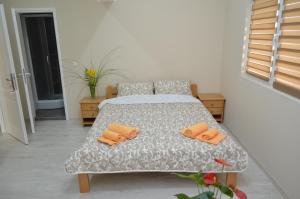 Postel nebo postele na pokoji v ubytování Guest House Konak Iris