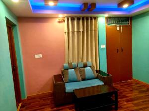 Posezení v ubytování Serene B&B Kathmandu