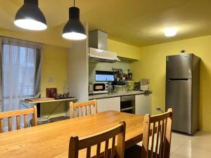 Kjøkken eller kjøkkenkrok på 極簡旅行民宿 Simple Travel B&B
