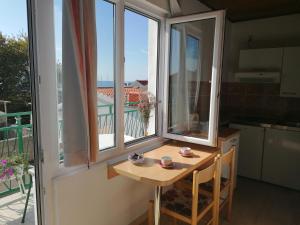Balkón nebo terasa v ubytování Apartments Melinda