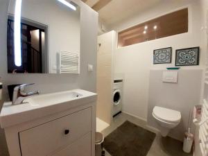 Koupelna v ubytování Duplex 60 m2 bord de Loire + 14 fotografií