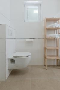 Koupelna v ubytování Ivino