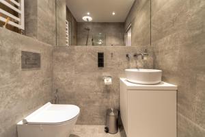 Łazienka w obiekcie Luksusowy Apartament Enklawa pod Skrzycznem z sauną i bilardem - Dream Apart