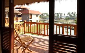 Balkoni atau teres di Hotel Sonar Bangla Sundarban