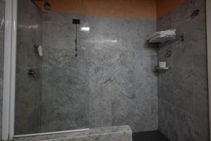 Koupelna v ubytování Hotel Petra