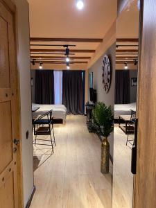 Posezení v ubytování Atrium Apt. 403