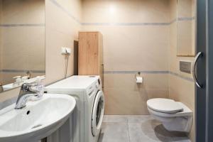 Kylpyhuone majoituspaikassa Nocleg w Opolu