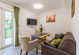 TV a/nebo společenská místnost v ubytování Appartement Hess Hinterstoder