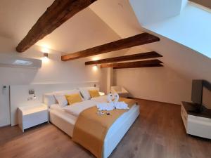 Residence Mariánská客房内的一张或多张床位
