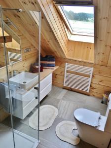 A bathroom at Chata Natan