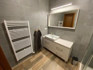 Koupelna v ubytování Apartmán Pošta
