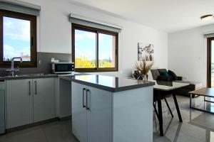 Virtuvė arba virtuvėlė apgyvendinimo įstaigoje Phaedrus Living City View Luxury Flat Georgos 203