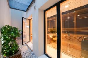 Koupelna v ubytování Hotel Garni Pfeifer