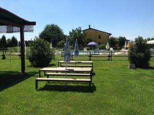 Zahrada ubytování Agriturismo Trebis