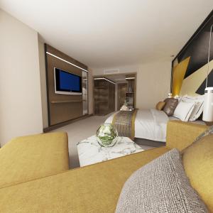 TV a/nebo společenská místnost v ubytování Akadia Luxury Sorgun - Adults Only 16 Plus