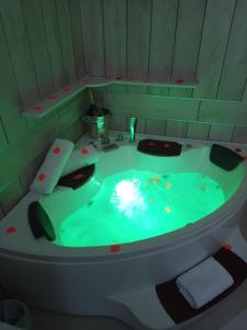 a jacuzzi tub in the middle of a room at Hotel Garden Napoli in Naples