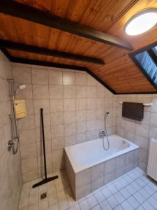Koupelna v ubytování B&B Am Sahrbach + 37 fotografií