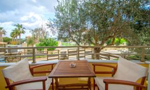 Balkón nebo terasa v ubytování Ianthi Beach Villa by "elite"
