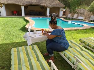 Jídlo v penzionu nebo okolí