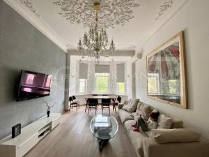 TV/trung tâm giải trí tại Kiev Lypki Signature Apartments