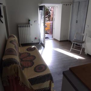 Posteľ alebo postele v izbe v ubytovaní bilocale con il mare dentro