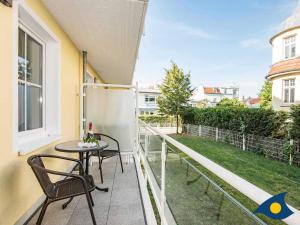 Balkón nebo terasa v ubytování Dünen-Residenz C 08