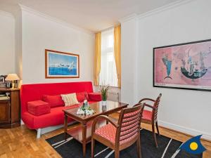 Posezení v ubytování Villa Sonnenschein Whg 03