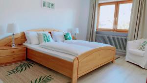Postel nebo postele na pokoji v ubytování Casa Mia