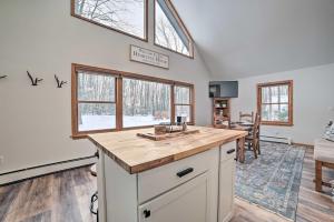 A bathroom at Harbor Springs Rental Home Swim and Boat Nearby!