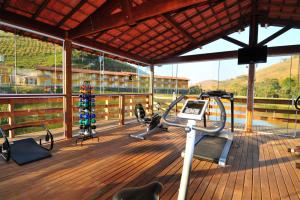 The fitness centre and/or fitness facilities at Vassouras Eco Resort