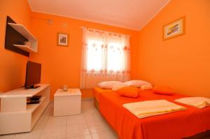 Cama o camas de una habitación en Apartments Marta - Zadar