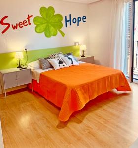 Cama o camas de una habitación en Sweet Home Salamanca