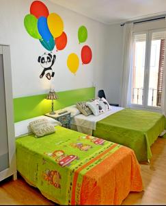 Cama o camas de una habitación en Sweet Home Salamanca