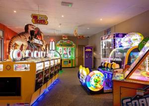 Kasino v prázdninového areálu nebo okolí