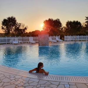 The swimming pool at or close to Agriturismo La Rondine