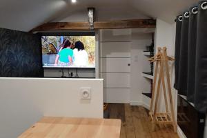 Køkken eller tekøkken på Studio chaleureux en hyper centre + 21 billeder